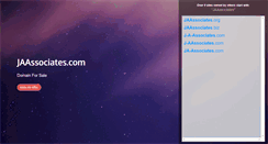 Desktop Screenshot of jaassociates.com